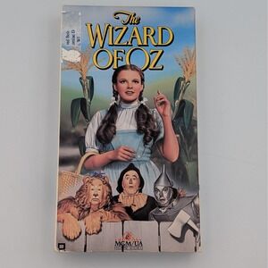 The Wizard of Oz VHS Judy Garland MGM UA Turner VTG Movie Classic Musical Tested